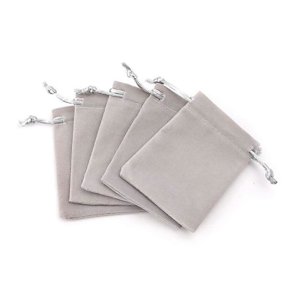 Tarot Plate Strike Fox Board Divination Metaphysical Altar Tarot Game Accessories Flannel Drawstring Storage Bag Grey