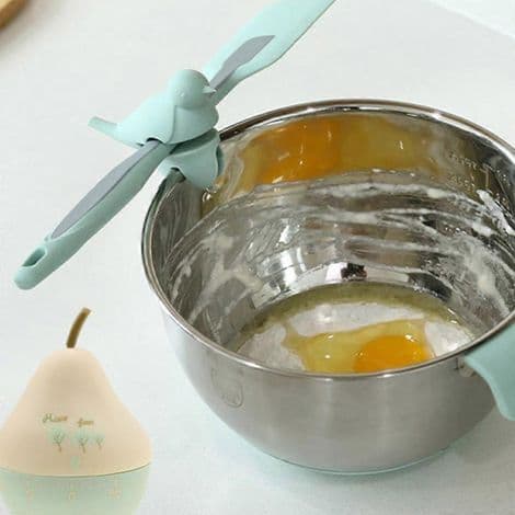 Fruktformet mekanisk kjøkkentimer, 60 minutter, manuelt justerbar med alarm