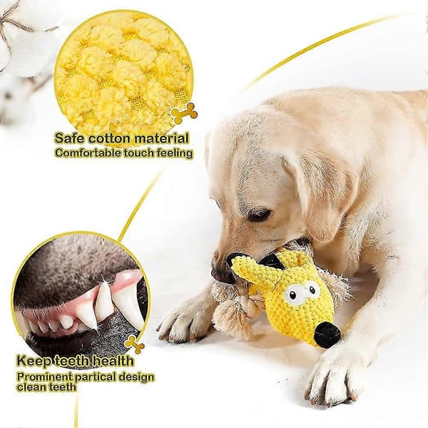 Hundleksaker, valpleksaker Pipiga plyschleksaker, Hundleksaker Intelligenta hundleksaker Present