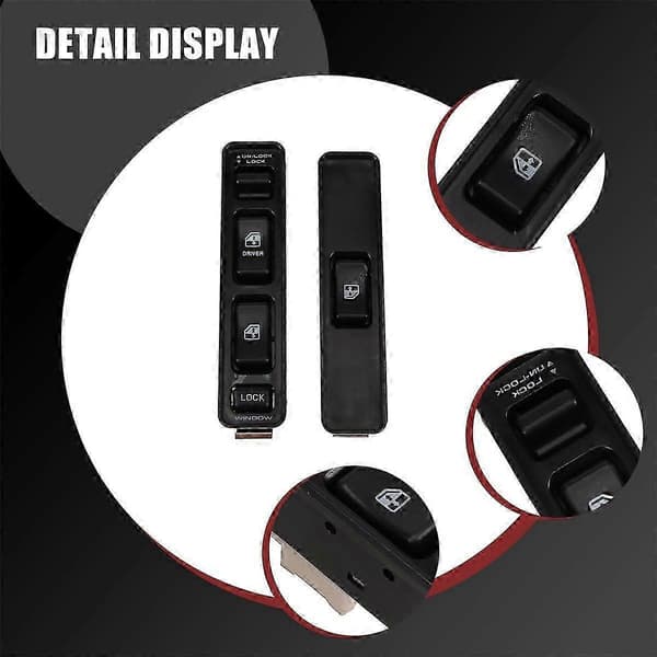 Bil Power Window Master Control Switch Venstre Høyre for Suzuki Vitara-God