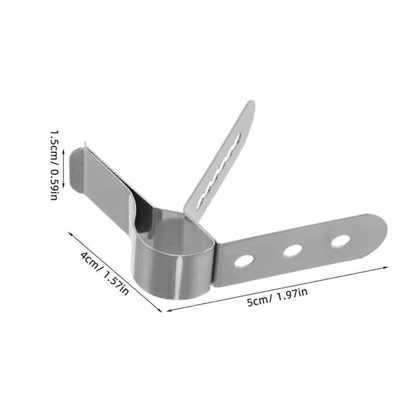 Grilltermometer Probe Clip Holder Rustfrit Stål Grill Temp Probe Clip Til Bbq Ryger Temperatur Aflæsninger Tilbehør