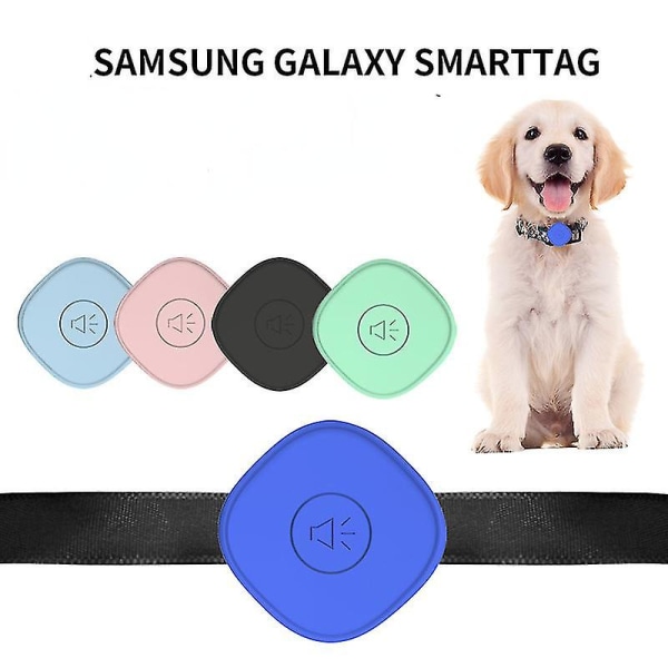Case Galaxy Smarttagille koiralle, 1 kpl Slim Sleeve Samsung Smart Tag Finderille GPS Tracker lemmikeille, matkatavaroille, lapsille Black