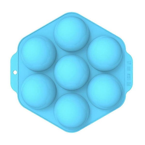 Silikone kagegelé gummichokolade bageform til isterningbakke slik kageform Blue