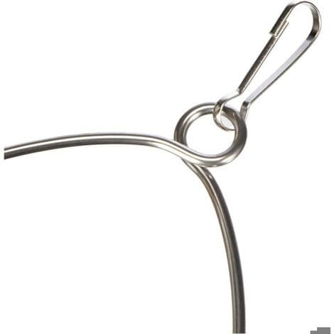 Gynge af metal og træ - Fuglelegetøj - 12 cm