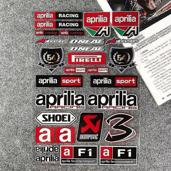 Reflekterende Motorcykel Dekal Tank Motorcykel Tilbehør Fairing Sticker Til Aprilia Dorsoduro 750 Factor Racing Rsv Rs Tuono Sr50 Jb51-3