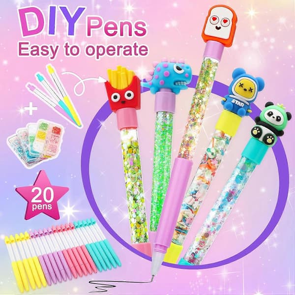 Pen Creator Studio, DIY Penfremstillingssæt til børn, Lav dine egne kuglepenne
