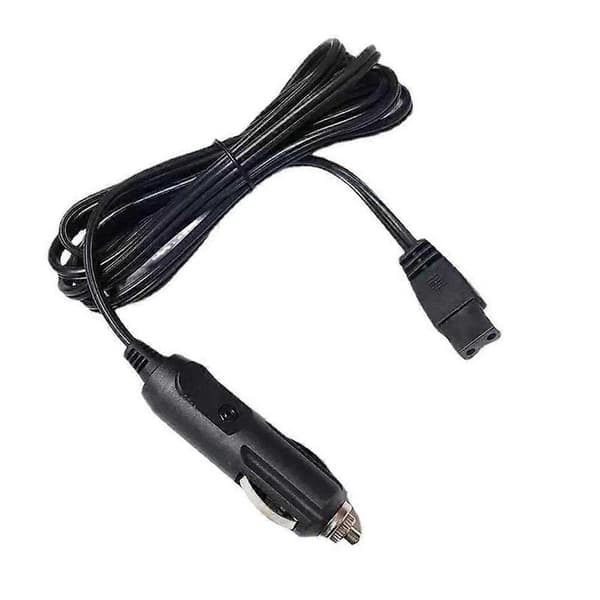 DC 12V Power Cable Connector 2-Pin Charger Compatible with Car Cooler Cool Box Mini Fridge