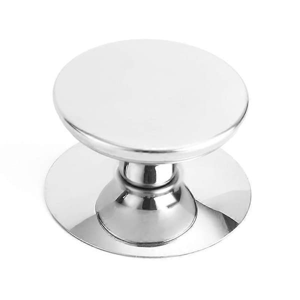 2 Pieces Self-Adhesive Stainless Steel Kitchen Cabinet Handles Pull and Stick Without Drilling Silver