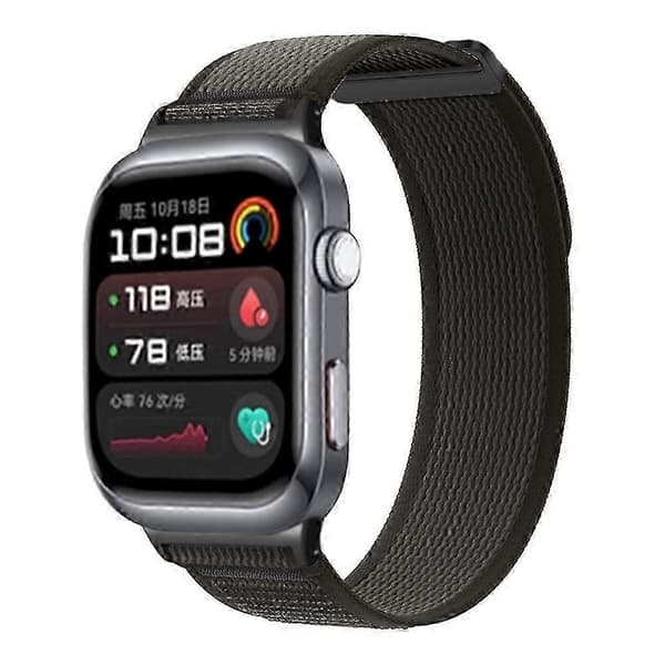 Erstatningsarmbånd til Huawei Watch D2 i blågrå med justerbar nylonrem Multicolor Black