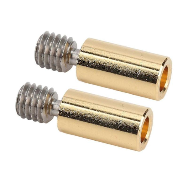 2 STK. Bimetal Heatbreak Titanium Alloy Messing Termisk Tønde Føderør 3D Printer Tilbehør