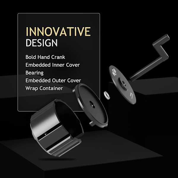 Boxing Wrap Roller, Bandage Roller Handheld Bandage Roller System Kevyt