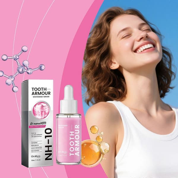 Tooth Armour Brightening Essence, 30 ml tandpletfjerner til følsomme tænder 2PCS