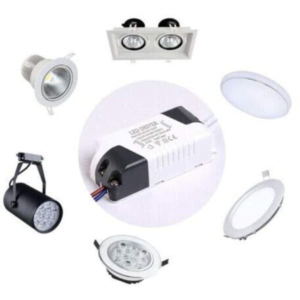 2x LED Driver, 24-36W, Transformer for LED Ceiling Light, LED Panel Power Supply, DC Connector for LED Ceiling Light (24-36W)