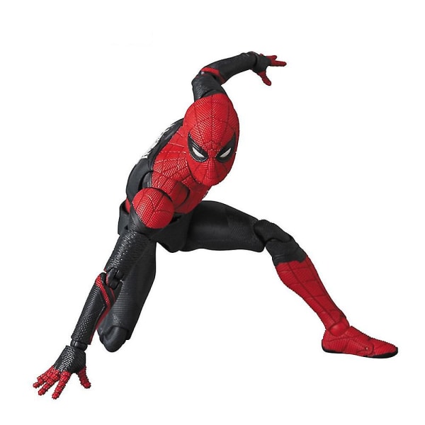 Mafex No.113 Spider-man långt hemifrån uppgraderad kostym Actionfigur Samlarobjekt Superhjältemodell Leksaksfläktar Presenter, premiumdesign och tillbehör