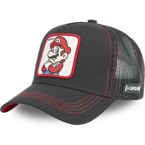 Herr unisex Sport Baseball Mesh Cap Trucker Cap Mario Hat Running Andningsmössa Cap
