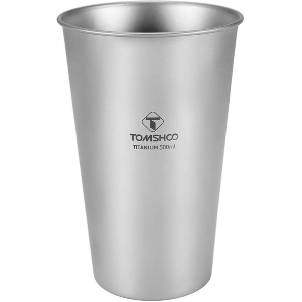 Titanium ølkrus, enkeltlags krus 500ml / 17oz