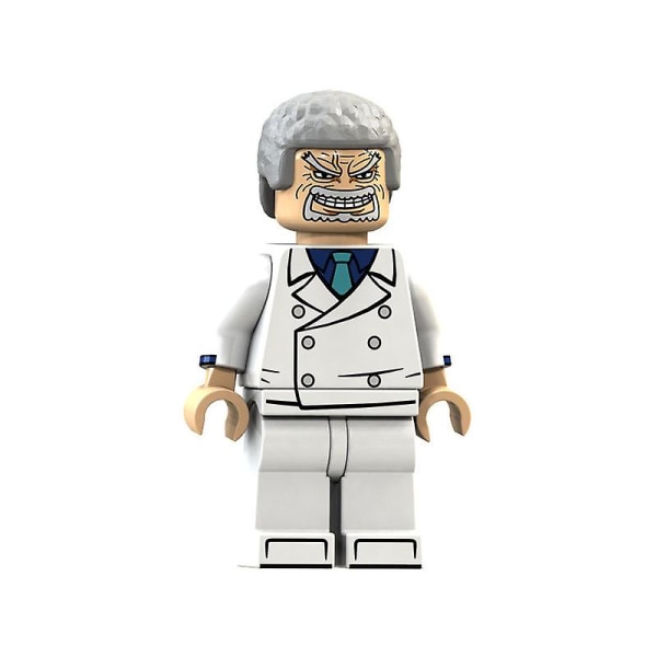 15-delad One Piece actionfigur byggklossleksaker pedagogiska monteringsleksaker för barn A set of 15 styles B about 5 cm