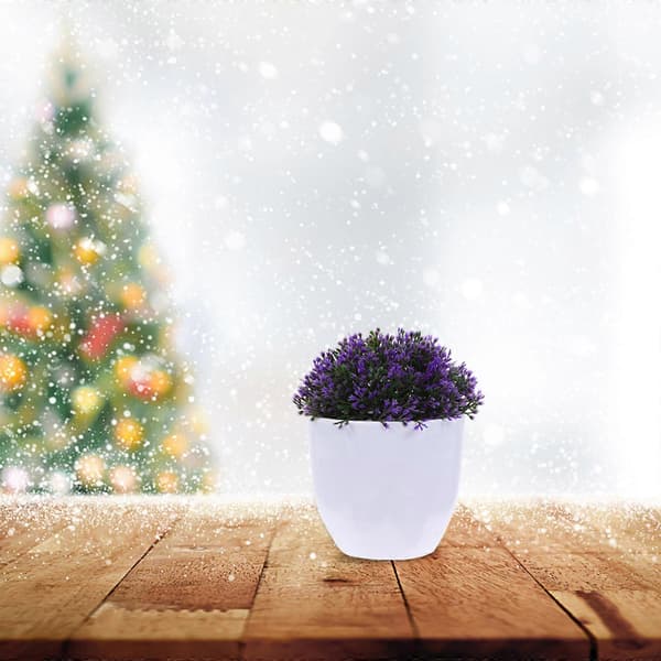 Konstgjord växtdekor mini krukväxt bonsai prydnad för dekoration 4-pack