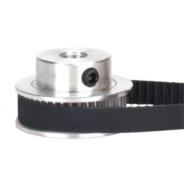 5X 2Gt Synkronhjul 1:3 Reduksjon Transmisjonsremskive Remskive Modell Mekanisk Belte for 3D-printer - 200X8X8mm Silver