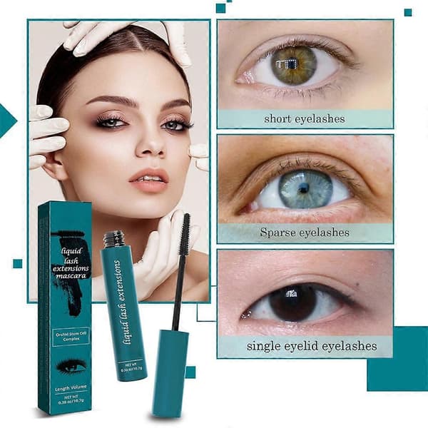 2X Causemetics Liquid Lash Extensions Mascara, Crystal (rik svart) 10,7g