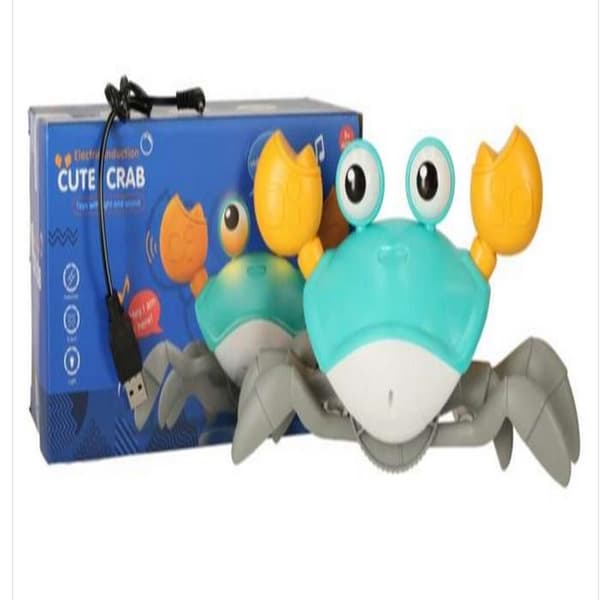 Interactive Crab Crawling Toy with Electronic Light Function, Suitable for Toddlers to Play With. 150