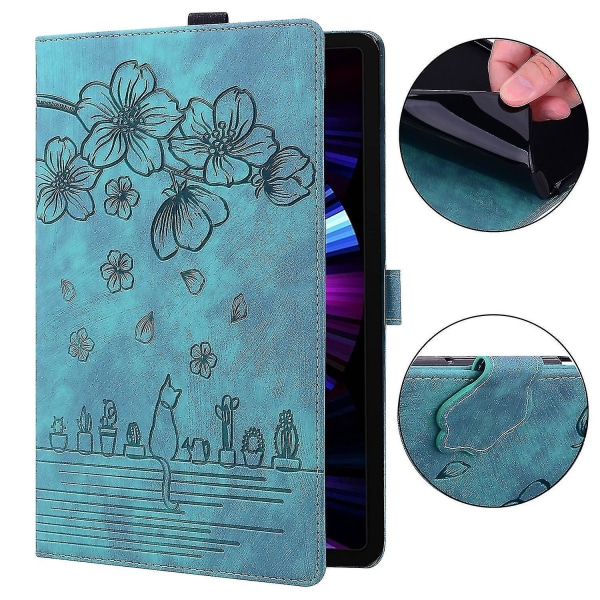 Sakura Cat-lærveske for Amazon Kindle Scribe 10.2 2022 Green