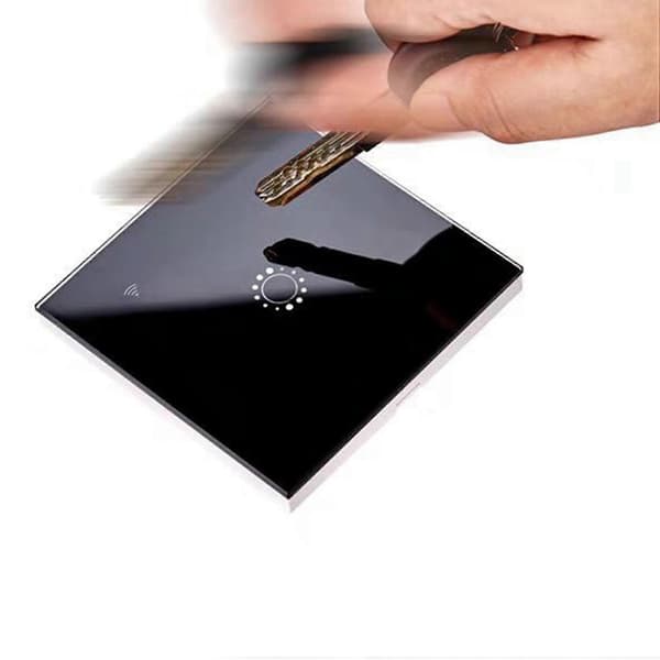 3X App Wifi Trykknap Rullegardin Afbryder Persienne Afbryder Alexa - Sort Black