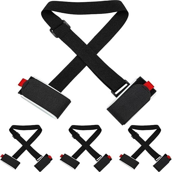 4-pak Skibånd / Skiholder – Bærerem til Ski