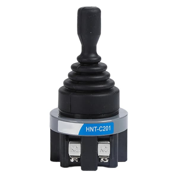 2X 2-vejs position Monolever Switch Joystick 30mm Toggle Joystick Rocker Switches Nulstil Momentary Self Latching Switch Black