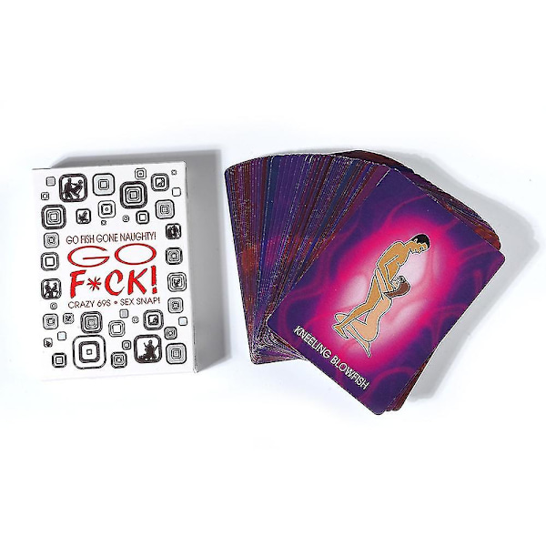 Naughty Gifts for Couples, Bedroom Commands Fun Card Game for Adults go fuck