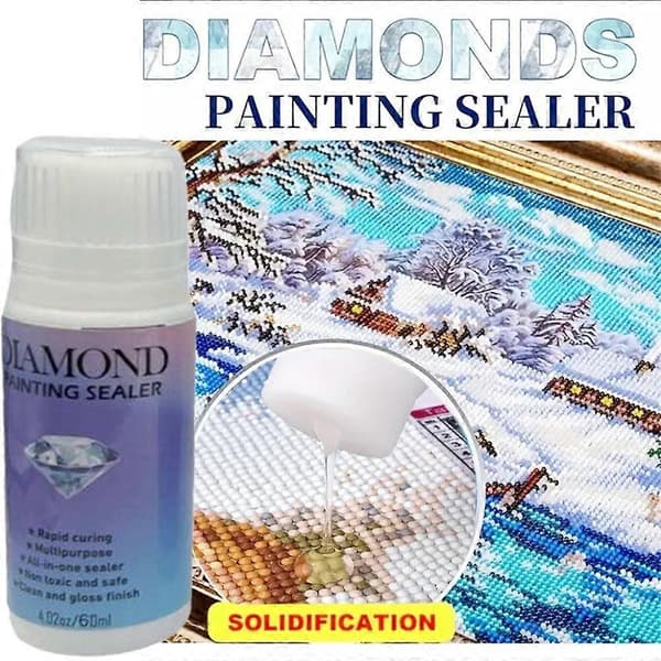 Diamond Painting Sealer Høyglanslim for Diamond Art 3pcs