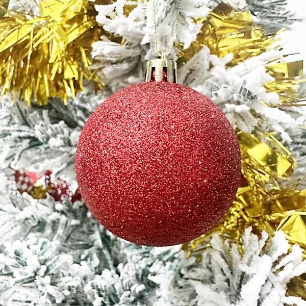 101 stycken julgranskulor julgranskulor för julgransdekoration 3/4/6cm Xmas-träd krossäkra julgranskulor för semesterkransfest
