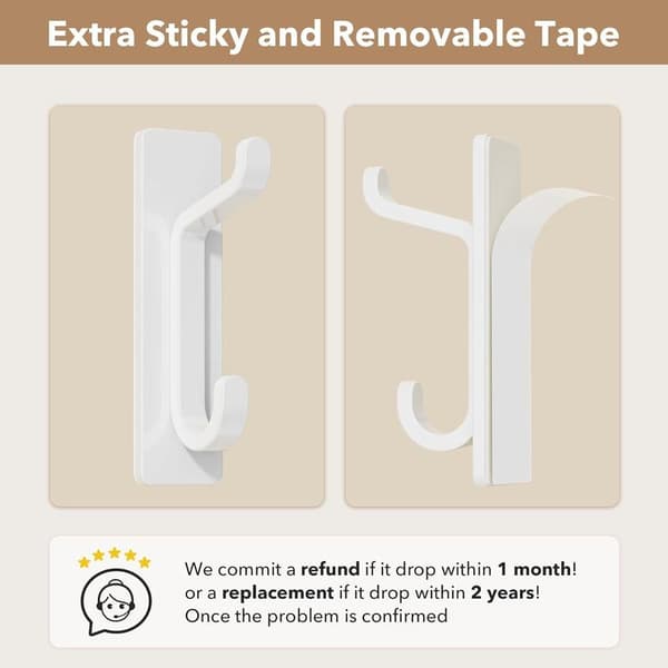 Powerful Wall Mounted Suction Cup Hook 5KG, Bathroom Vacuum Hook Towel Holder Bathrobe Crown Coat Dish Towel Suction Cup