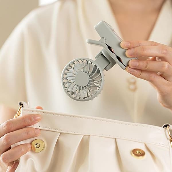 Små bordventilatorer, støjsvage clip-on ventilatorer