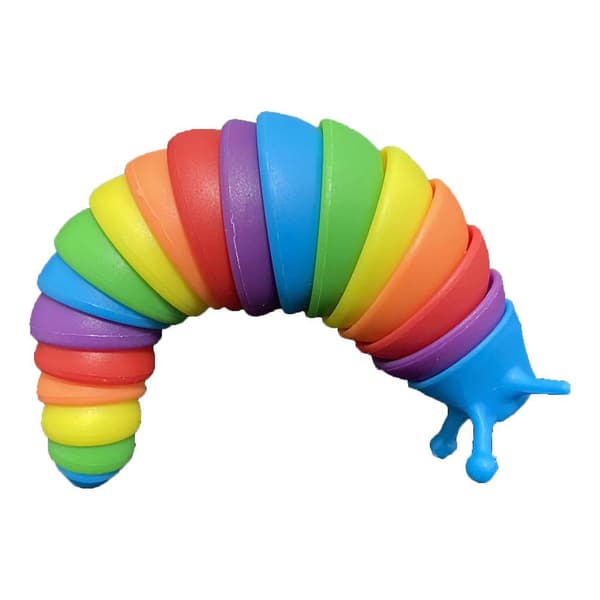 Stressreduserende fleksibel snegle sensorisk leke - Assorterte farger (18,5 cm)