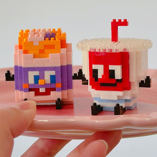 Miniature mad byggeklodser (Mini Iced Coca-Cola legetøj, 206 dele)