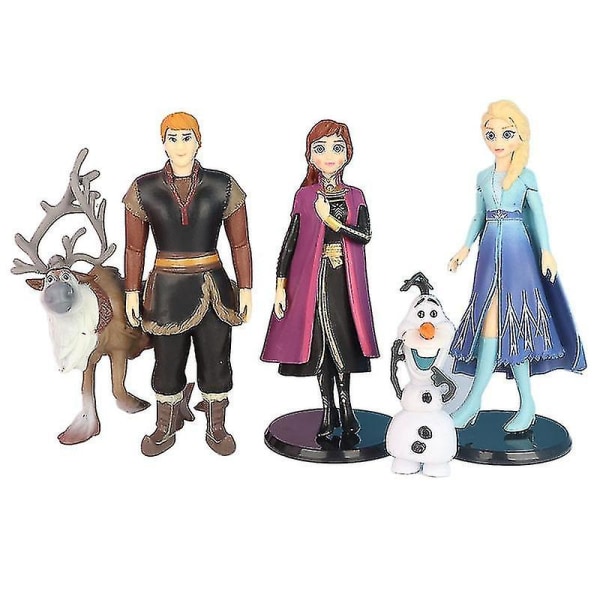 5 Frosne Lekedukkesett Frosne 2 Elsa Anna Elsa Snow Baby Princess Lekedukke