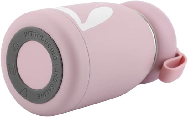 Vakuumisolerad mugg i rostfritt stål, söt rosa design