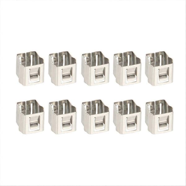 10PCS 3D-skrivare värmeblocksklämma för X1/P1, klämmor för att fästa termistor/keramiska värmeklämmor Silver