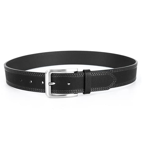 Stylish Leather Belt - 120cm Black Black 171