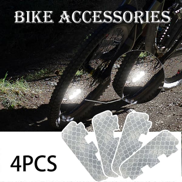 Cykelljusplatta Nattreflektor Mountainbike Reflektor 4st