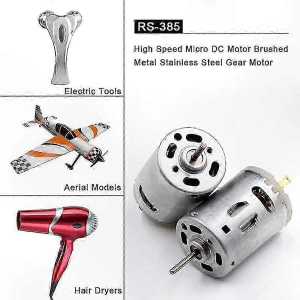 Holdbar 12V DC-motor med rustfrit stålgear til elværktøj og husholdningsapparater