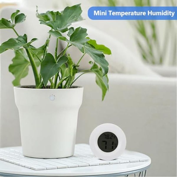 3 stk. Mini Hygrometer Termometer Digital Hygrometer Indendørs/Udendørs Luftfugtighed Luftfugter Krybdyr Luftfugter