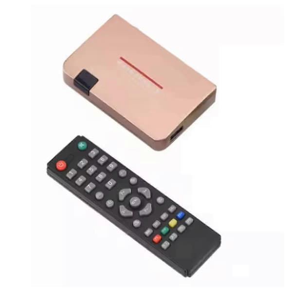 RF til HDMI-kompatibel omnibundler for analog TV-kontroll og standard signalplugger.