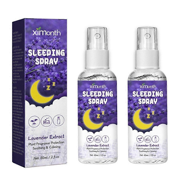 Lavendel Søvnspray Lavendel Vanilje Pudetåge Søvn Pudevæske Dyb Søvnspray 60ml