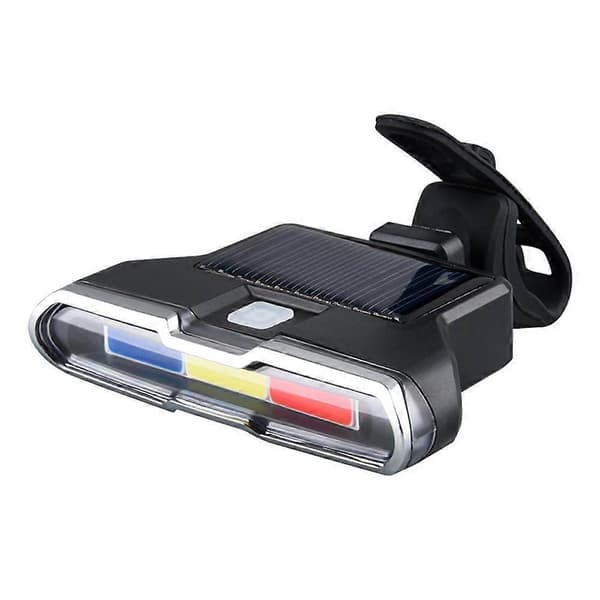 Sykkelbaklys Solar Sykkel Baklys USB-lading Sikkerhetsvarsel Baklys