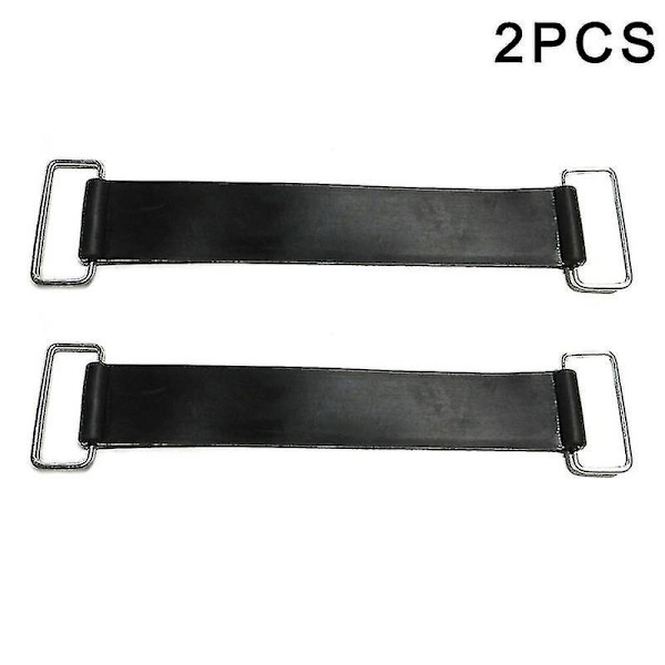 Batteri Gummibåndsrem Fast Holder Elastisk Bandage Bælte Strækbart Til Motorcykel 2pcs