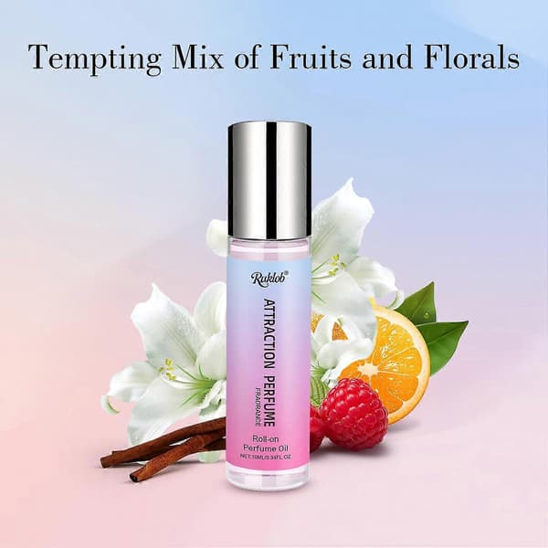 Feromonparfumer til kvinder, Roll-on parfume, langtidsholdbare parfumeolier til kvinder, Rejsestørrelse - 0,34 fl.oz (10mL)