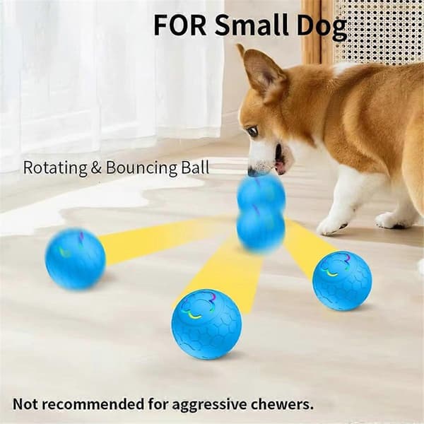 LED-djurboll - Smart uppladdningsbar leksak med automatisk studs, A