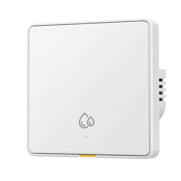 20A 4000W WiFi RF433 Smartbryter for varmtvannsbereder AI-assistent Tuya Veggbryter Strømovervåking Fungerer Hvit White